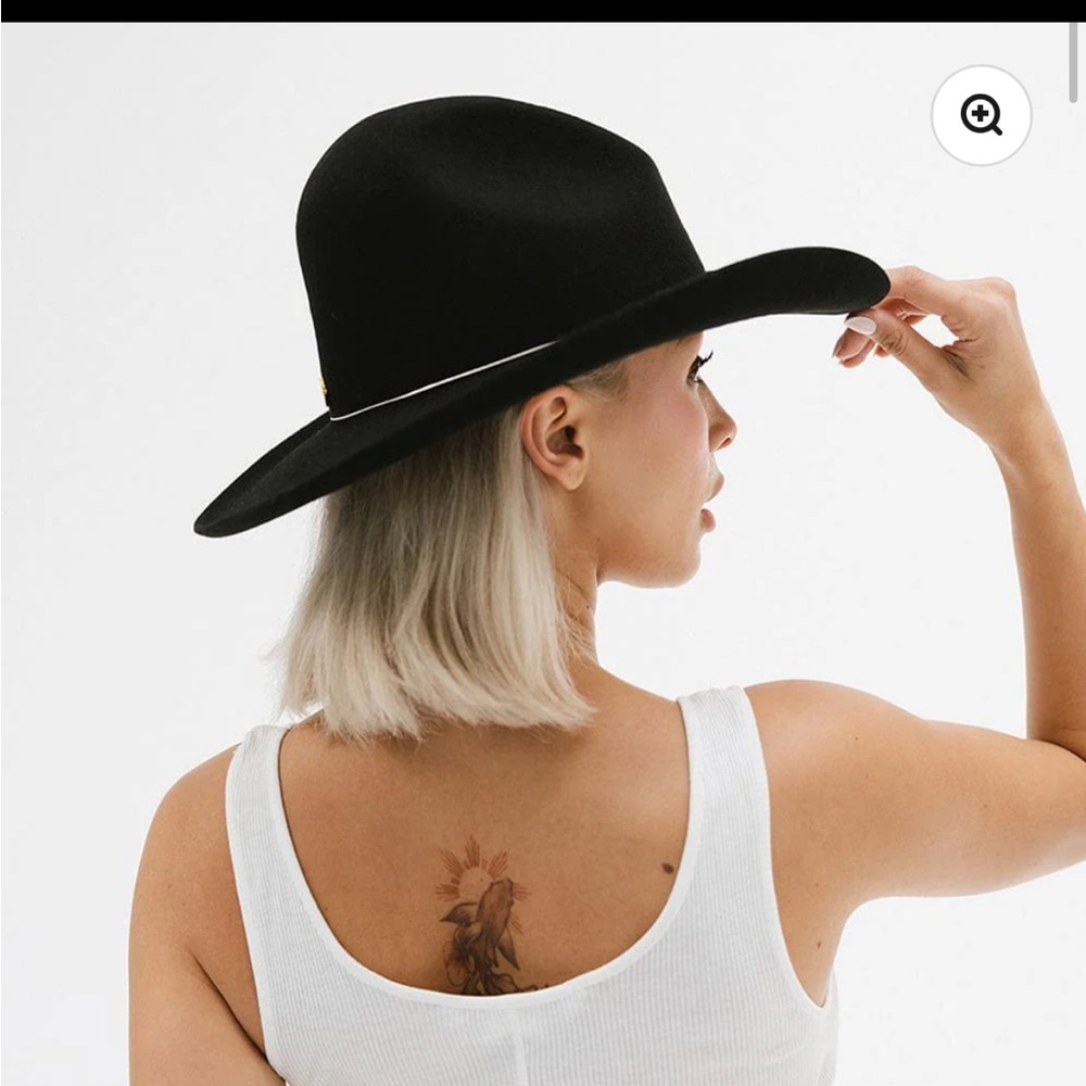 NWT Gigipip RENDON GUS CROWN felt cowboy hat size S/M 57